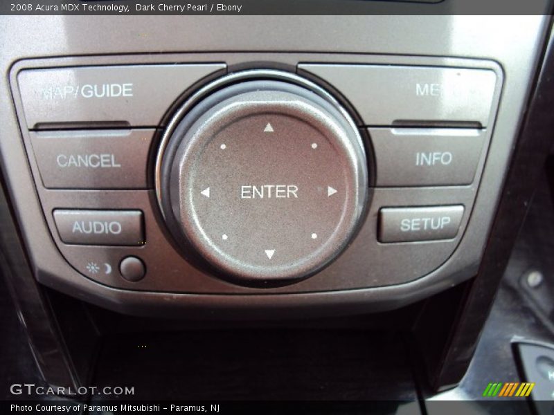 Dark Cherry Pearl / Ebony 2008 Acura MDX Technology