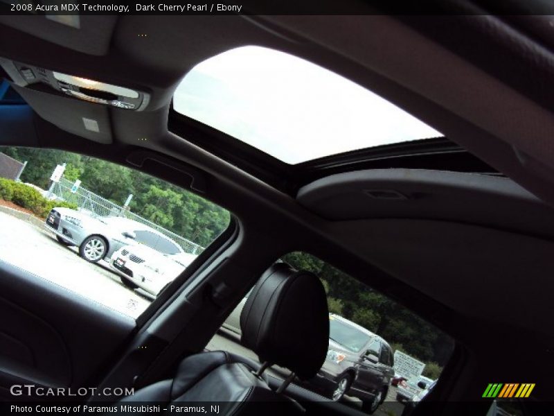 Dark Cherry Pearl / Ebony 2008 Acura MDX Technology