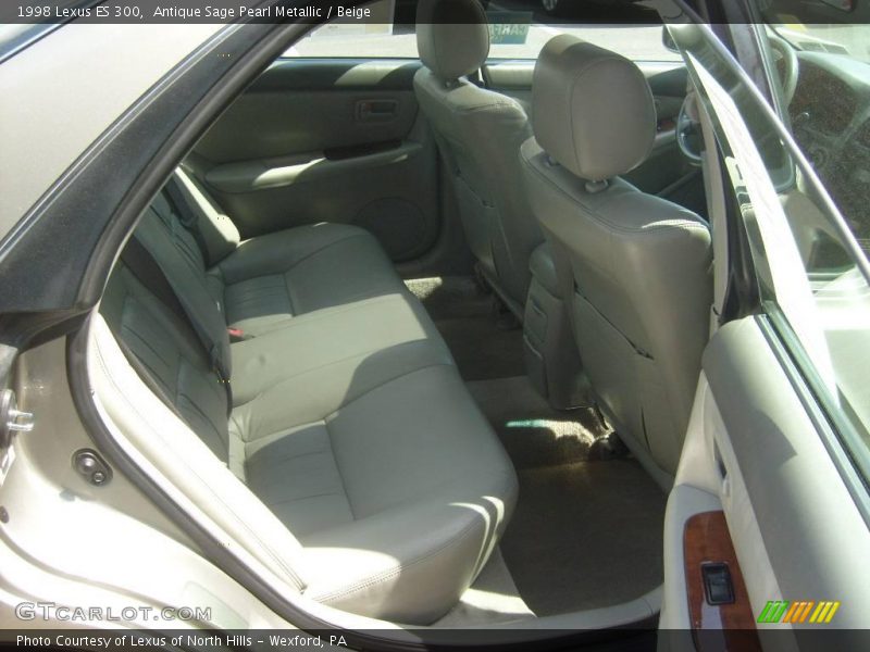 Antique Sage Pearl Metallic / Beige 1998 Lexus ES 300