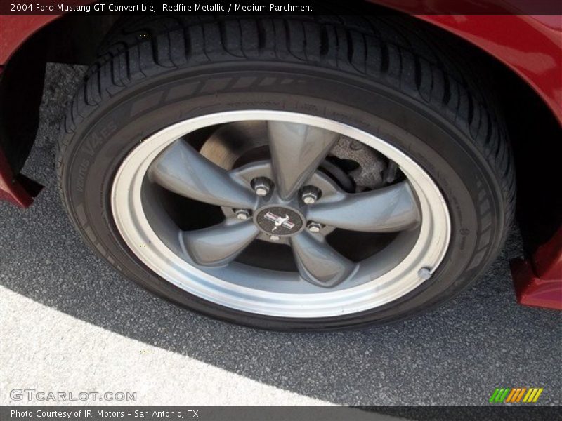 Redfire Metallic / Medium Parchment 2004 Ford Mustang GT Convertible