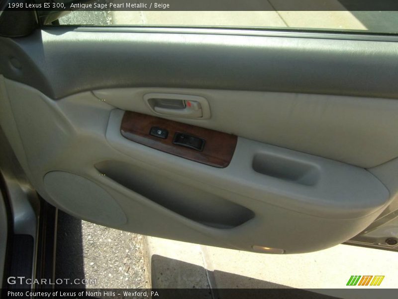 Antique Sage Pearl Metallic / Beige 1998 Lexus ES 300