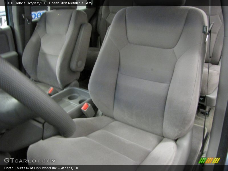 Ocean Mist Metallic / Gray 2010 Honda Odyssey EX