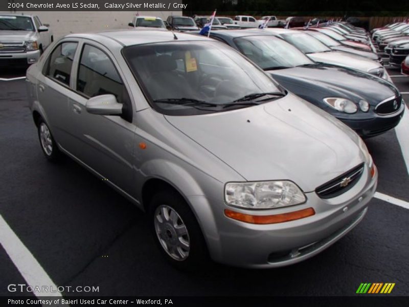 Galaxy Silver Metallic / Gray 2004 Chevrolet Aveo LS Sedan