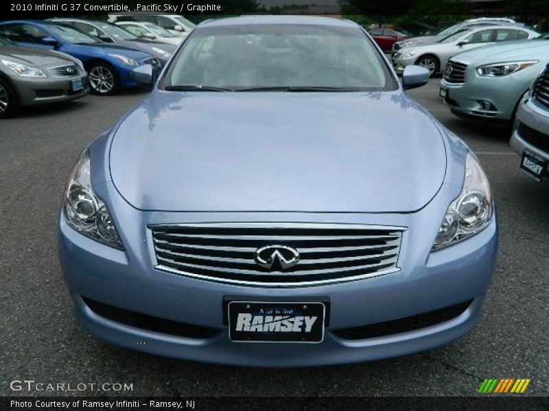 Pacific Sky / Graphite 2010 Infiniti G 37 Convertible