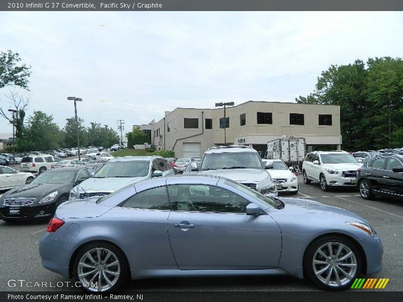Pacific Sky / Graphite 2010 Infiniti G 37 Convertible