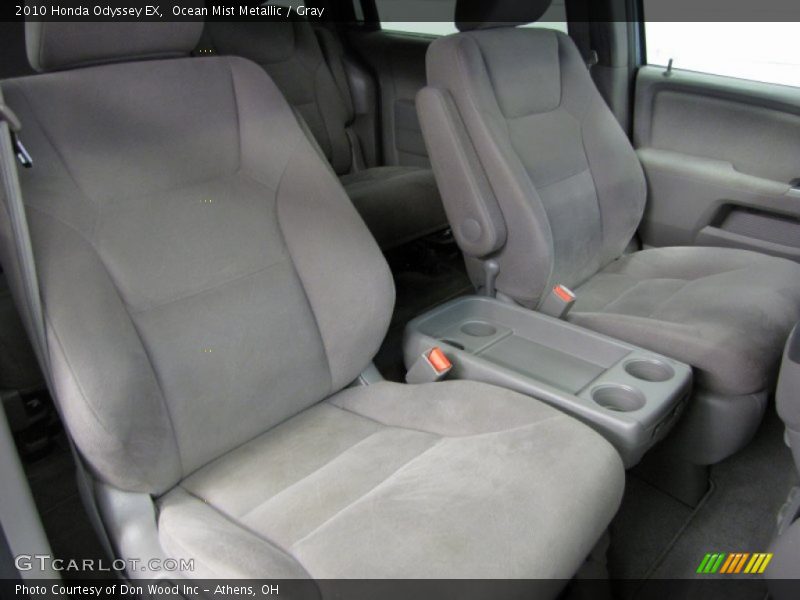 Ocean Mist Metallic / Gray 2010 Honda Odyssey EX