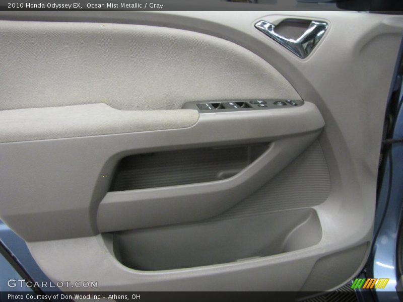 Ocean Mist Metallic / Gray 2010 Honda Odyssey EX