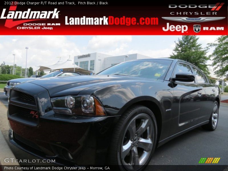 Pitch Black / Black 2012 Dodge Charger R/T Road and Track