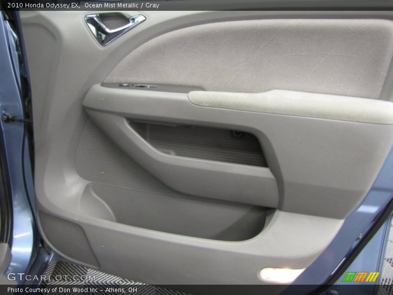 Ocean Mist Metallic / Gray 2010 Honda Odyssey EX