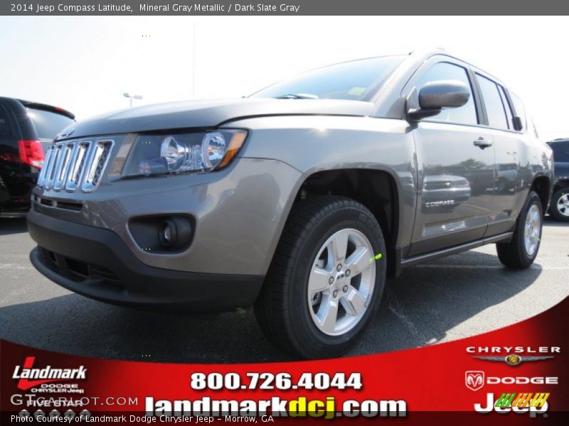 Mineral Gray Metallic / Dark Slate Gray 2014 Jeep Compass Latitude
