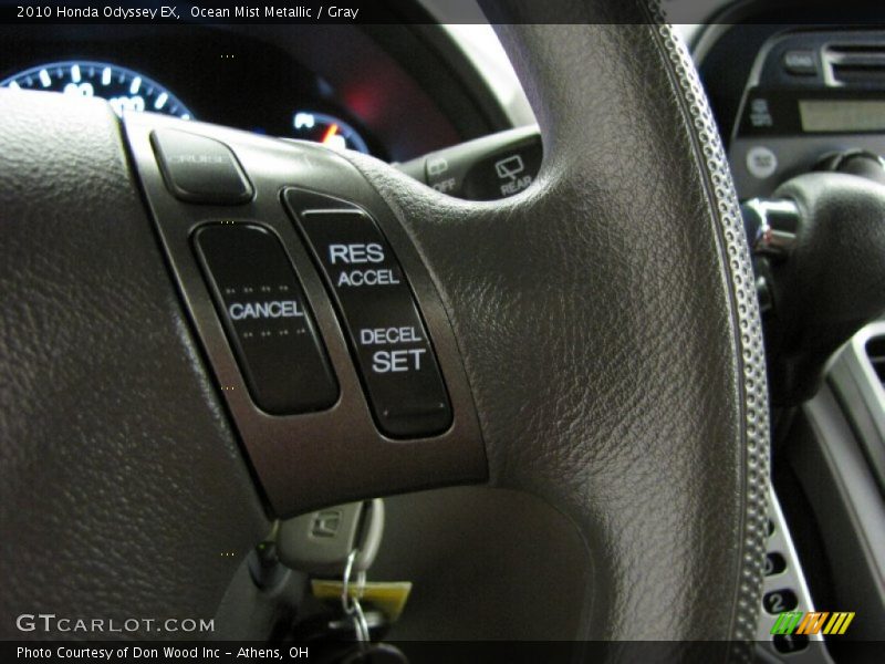 Ocean Mist Metallic / Gray 2010 Honda Odyssey EX