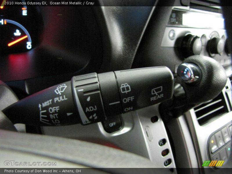 Ocean Mist Metallic / Gray 2010 Honda Odyssey EX
