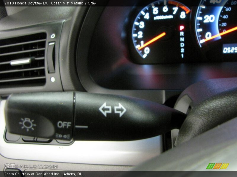 Ocean Mist Metallic / Gray 2010 Honda Odyssey EX
