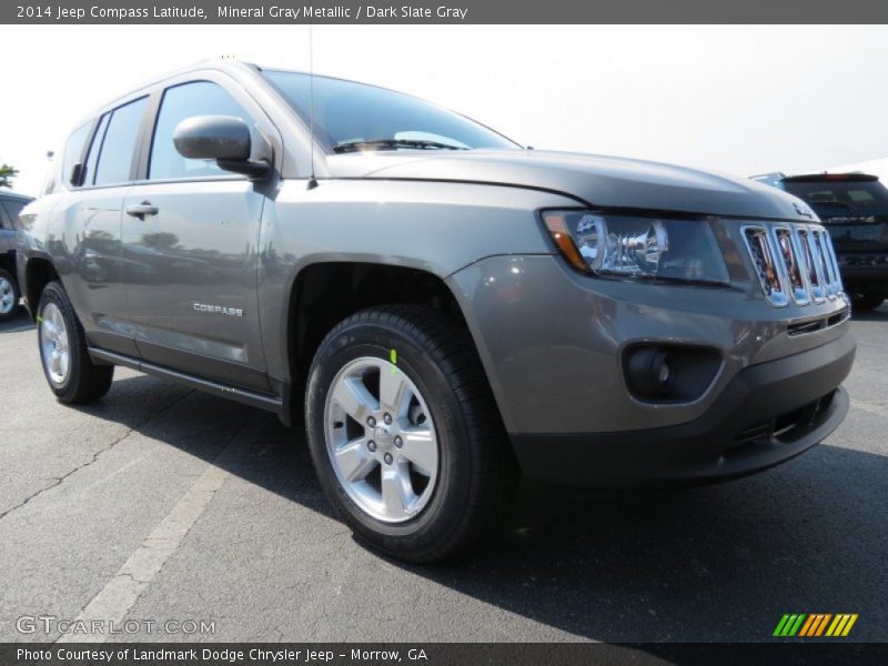 Mineral Gray Metallic / Dark Slate Gray 2014 Jeep Compass Latitude