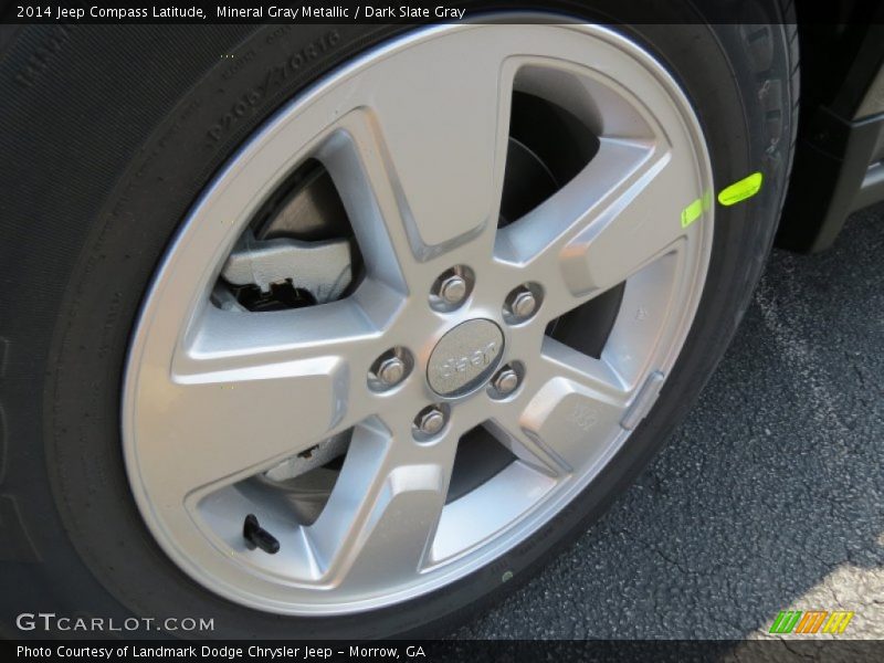 Mineral Gray Metallic / Dark Slate Gray 2014 Jeep Compass Latitude