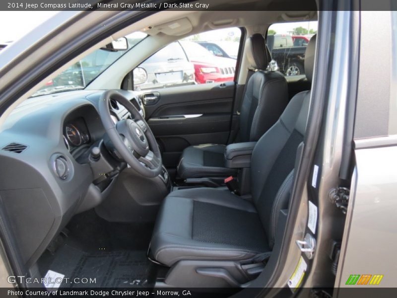 Mineral Gray Metallic / Dark Slate Gray 2014 Jeep Compass Latitude