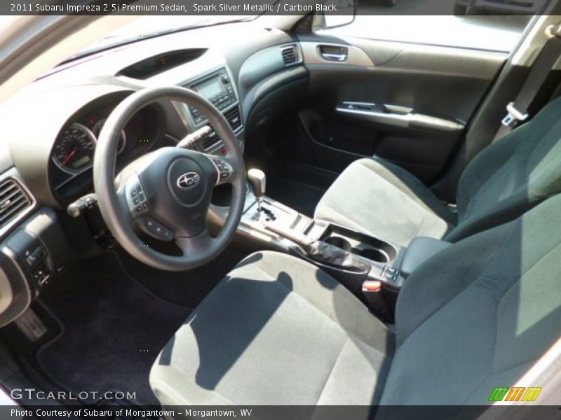 Spark Silver Metallic / Carbon Black 2011 Subaru Impreza 2.5i Premium Sedan