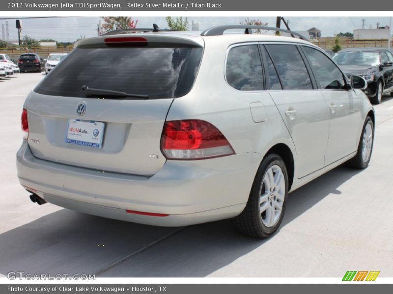 Reflex Silver Metallic / Titan Black 2012 Volkswagen Jetta TDI SportWagen