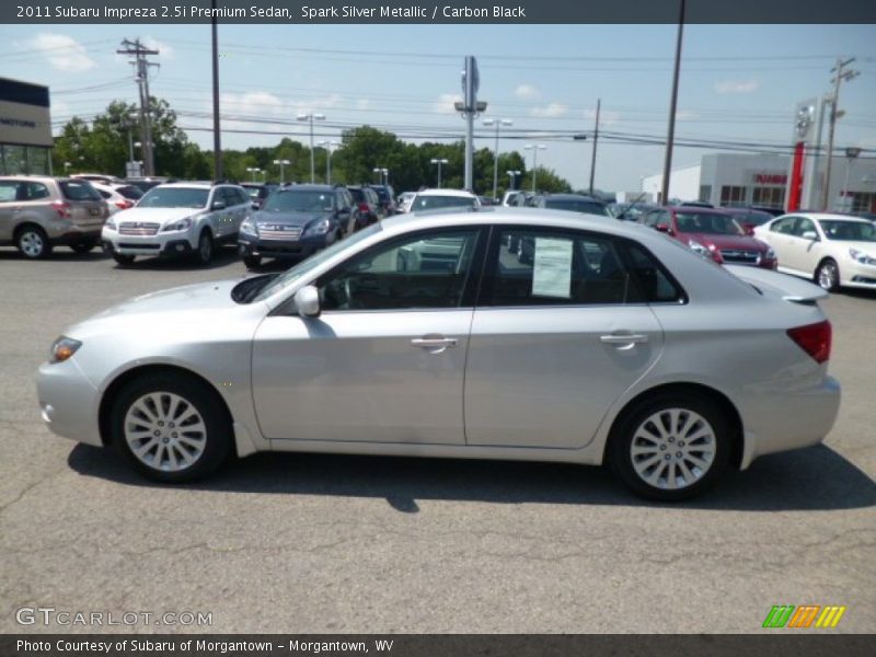 Spark Silver Metallic / Carbon Black 2011 Subaru Impreza 2.5i Premium Sedan