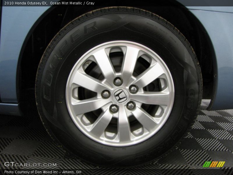 Ocean Mist Metallic / Gray 2010 Honda Odyssey EX