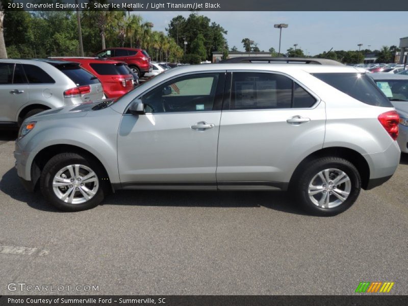 Silver Ice Metallic / Light Titanium/Jet Black 2013 Chevrolet Equinox LT