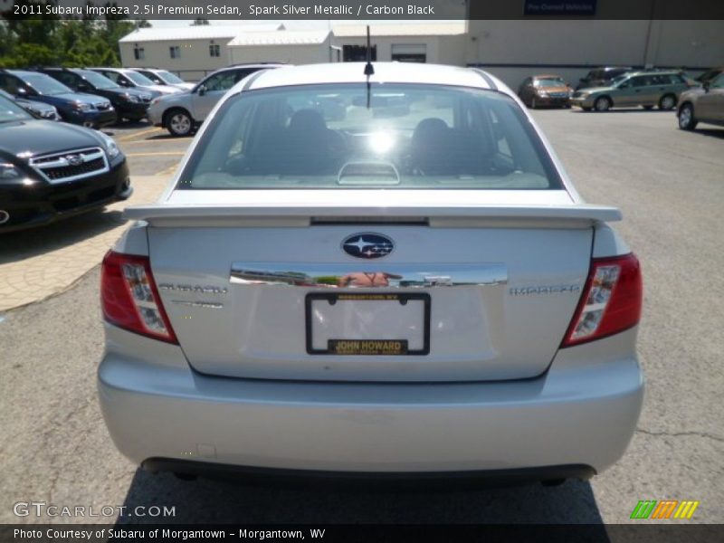 Spark Silver Metallic / Carbon Black 2011 Subaru Impreza 2.5i Premium Sedan