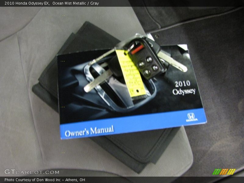 Ocean Mist Metallic / Gray 2010 Honda Odyssey EX