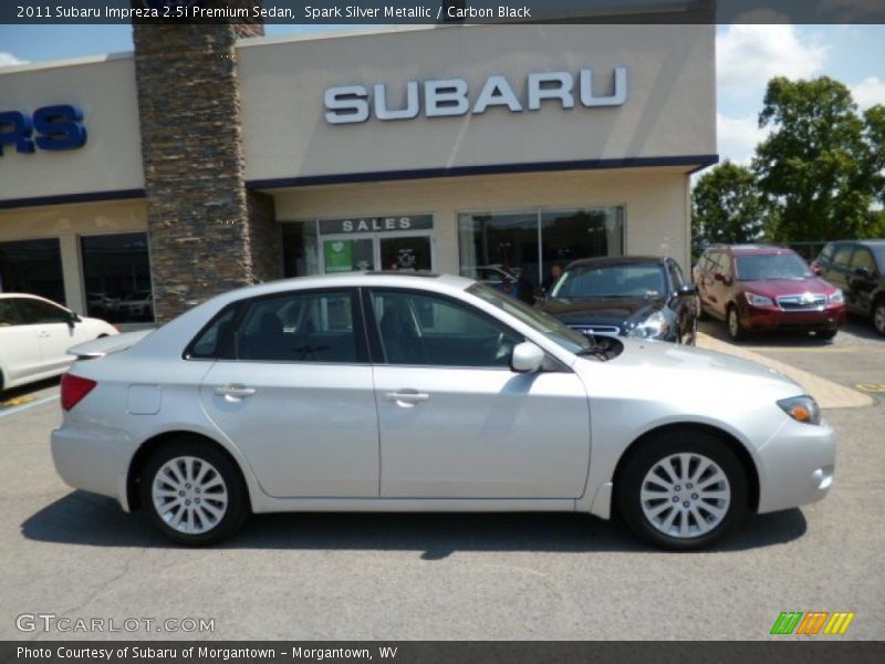 Spark Silver Metallic / Carbon Black 2011 Subaru Impreza 2.5i Premium Sedan