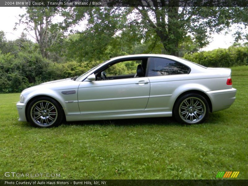 Titanium Silver Metallic / Black 2004 BMW M3 Coupe