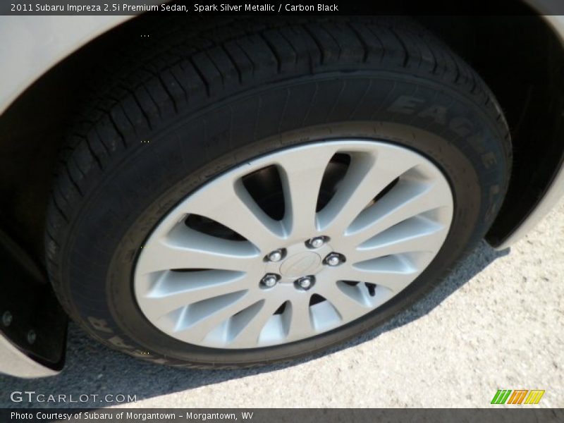 Spark Silver Metallic / Carbon Black 2011 Subaru Impreza 2.5i Premium Sedan