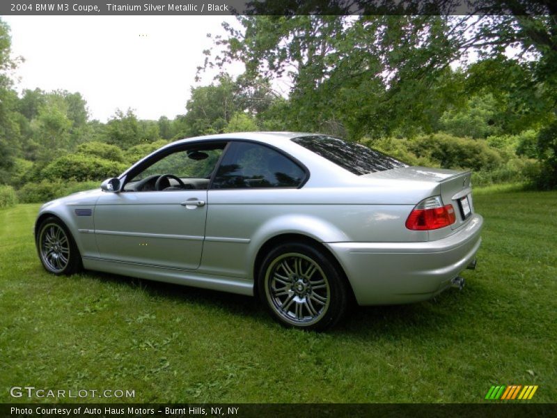 Titanium Silver Metallic / Black 2004 BMW M3 Coupe