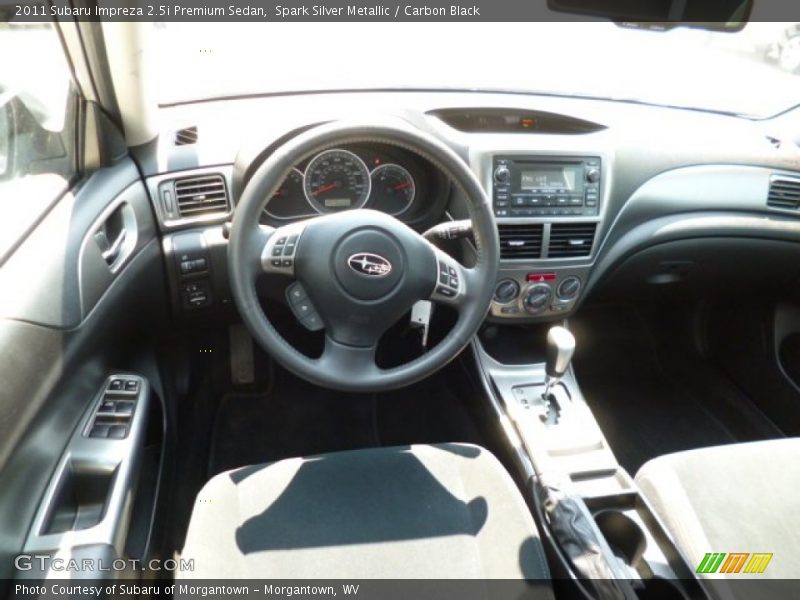 Spark Silver Metallic / Carbon Black 2011 Subaru Impreza 2.5i Premium Sedan