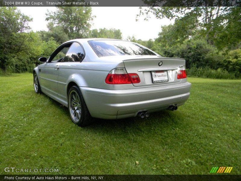 Titanium Silver Metallic / Black 2004 BMW M3 Coupe