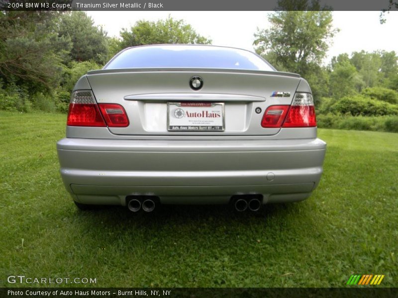 Titanium Silver Metallic / Black 2004 BMW M3 Coupe