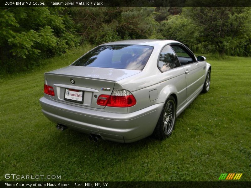 Titanium Silver Metallic / Black 2004 BMW M3 Coupe