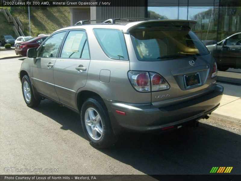 Mineral Green Opalescent / Ivory 2002 Lexus RX 300 AWD