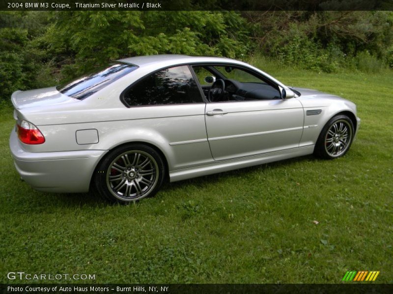 Titanium Silver Metallic / Black 2004 BMW M3 Coupe