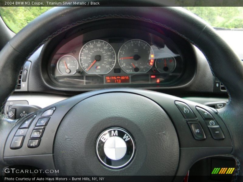 Titanium Silver Metallic / Black 2004 BMW M3 Coupe