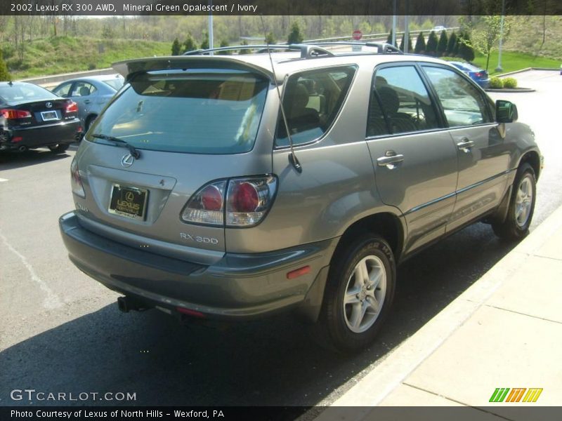 Mineral Green Opalescent / Ivory 2002 Lexus RX 300 AWD