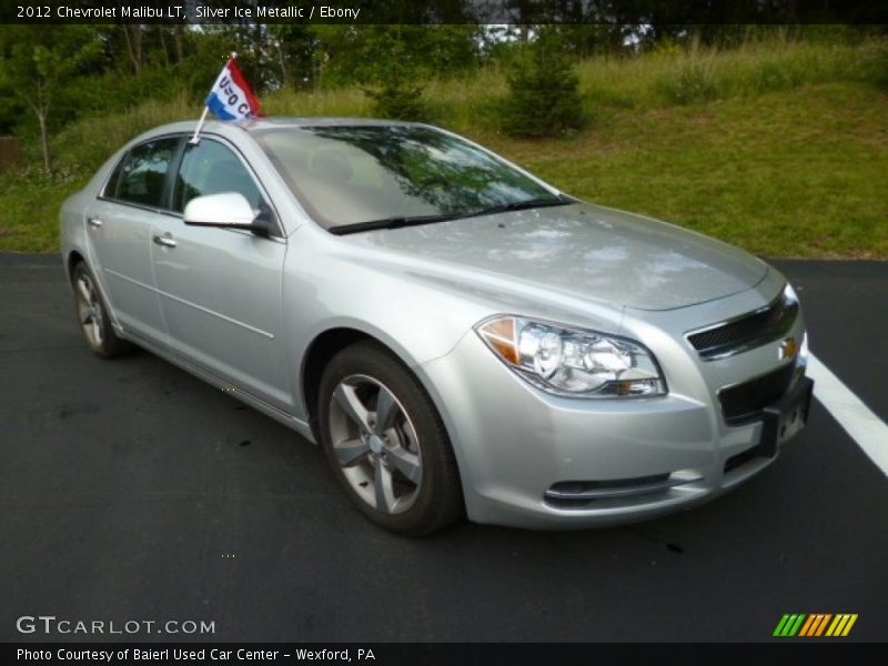 Silver Ice Metallic / Ebony 2012 Chevrolet Malibu LT