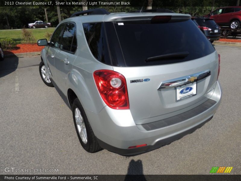 Silver Ice Metallic / Light Titanium/Jet Black 2013 Chevrolet Equinox LT