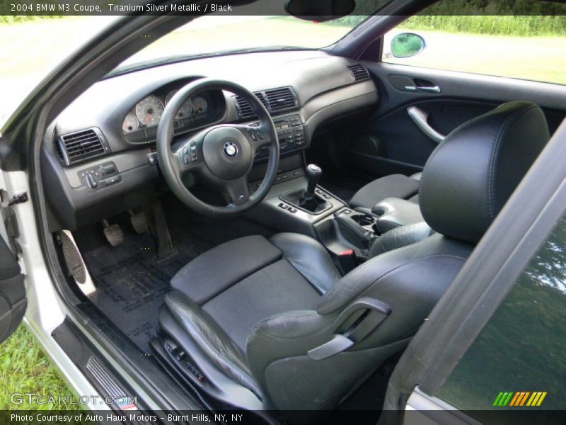 Titanium Silver Metallic / Black 2004 BMW M3 Coupe