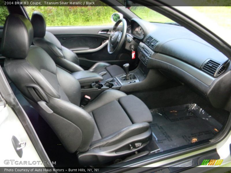 Titanium Silver Metallic / Black 2004 BMW M3 Coupe