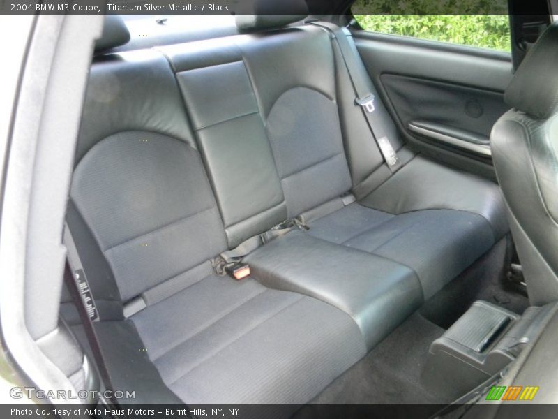 Titanium Silver Metallic / Black 2004 BMW M3 Coupe