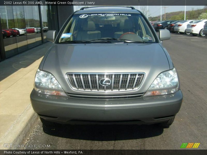 Mineral Green Opalescent / Ivory 2002 Lexus RX 300 AWD
