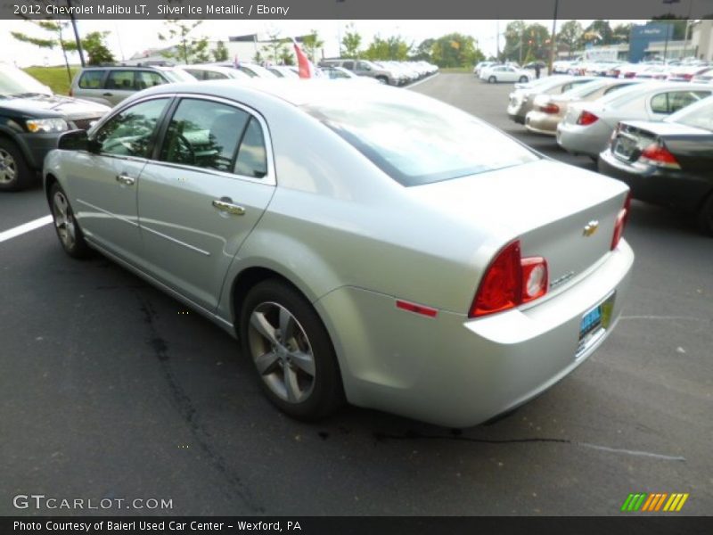 Silver Ice Metallic / Ebony 2012 Chevrolet Malibu LT