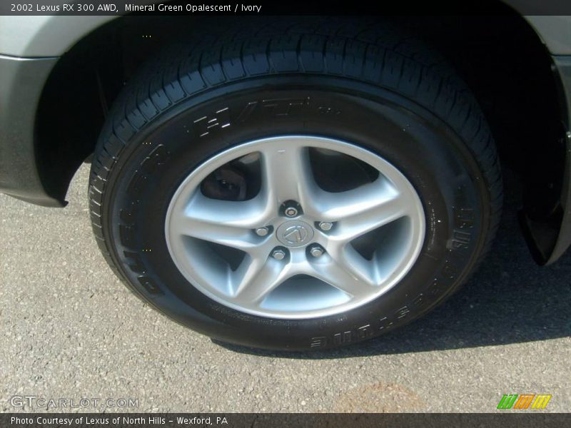 Mineral Green Opalescent / Ivory 2002 Lexus RX 300 AWD