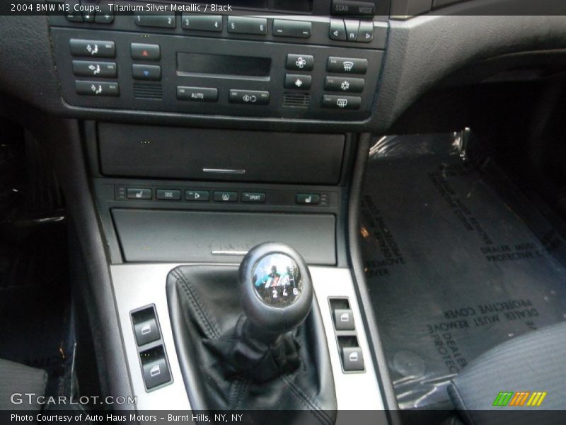 Titanium Silver Metallic / Black 2004 BMW M3 Coupe