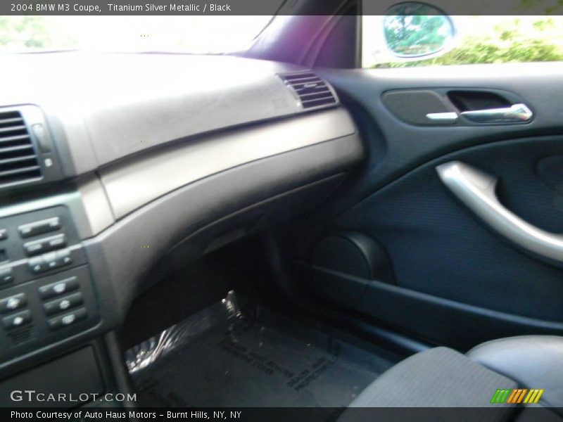 Titanium Silver Metallic / Black 2004 BMW M3 Coupe