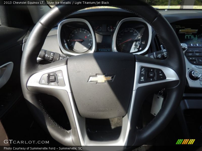 Silver Ice Metallic / Light Titanium/Jet Black 2013 Chevrolet Equinox LT